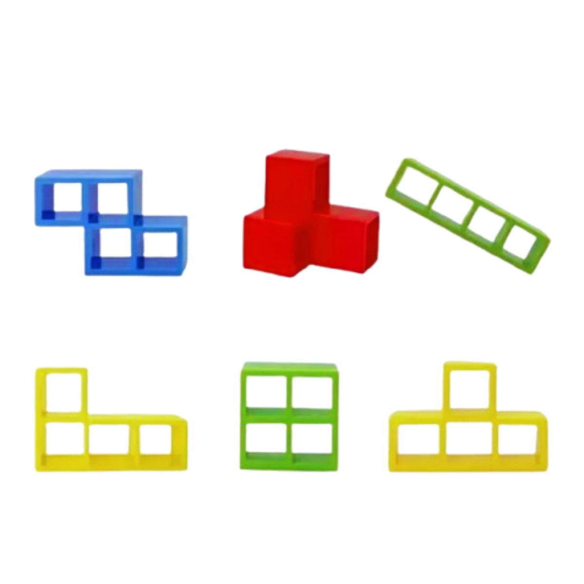 Jogo Educativo Tetra Divertido Blocos De Montar - Ark Toys Jogo Educativo Tetra Divertido Blocos De Montar - Ark Toys